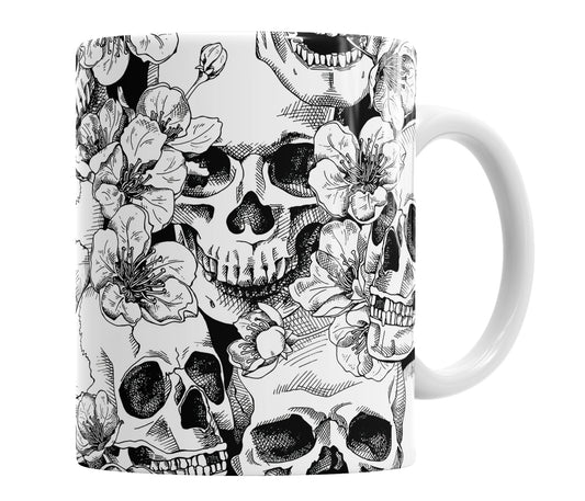Skeleton & Flowers 15oz Mug
