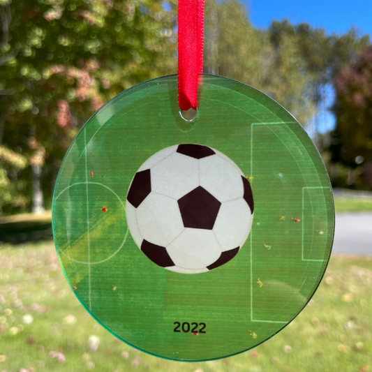 Personalized Soccer Ornament