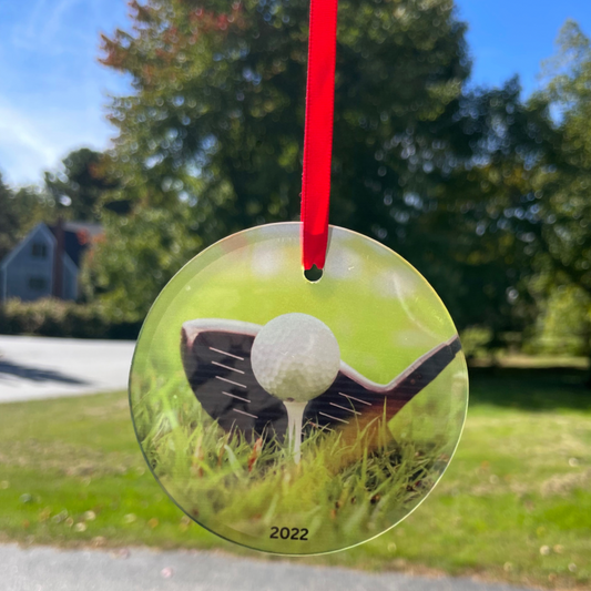 Personalized Golf Ornament