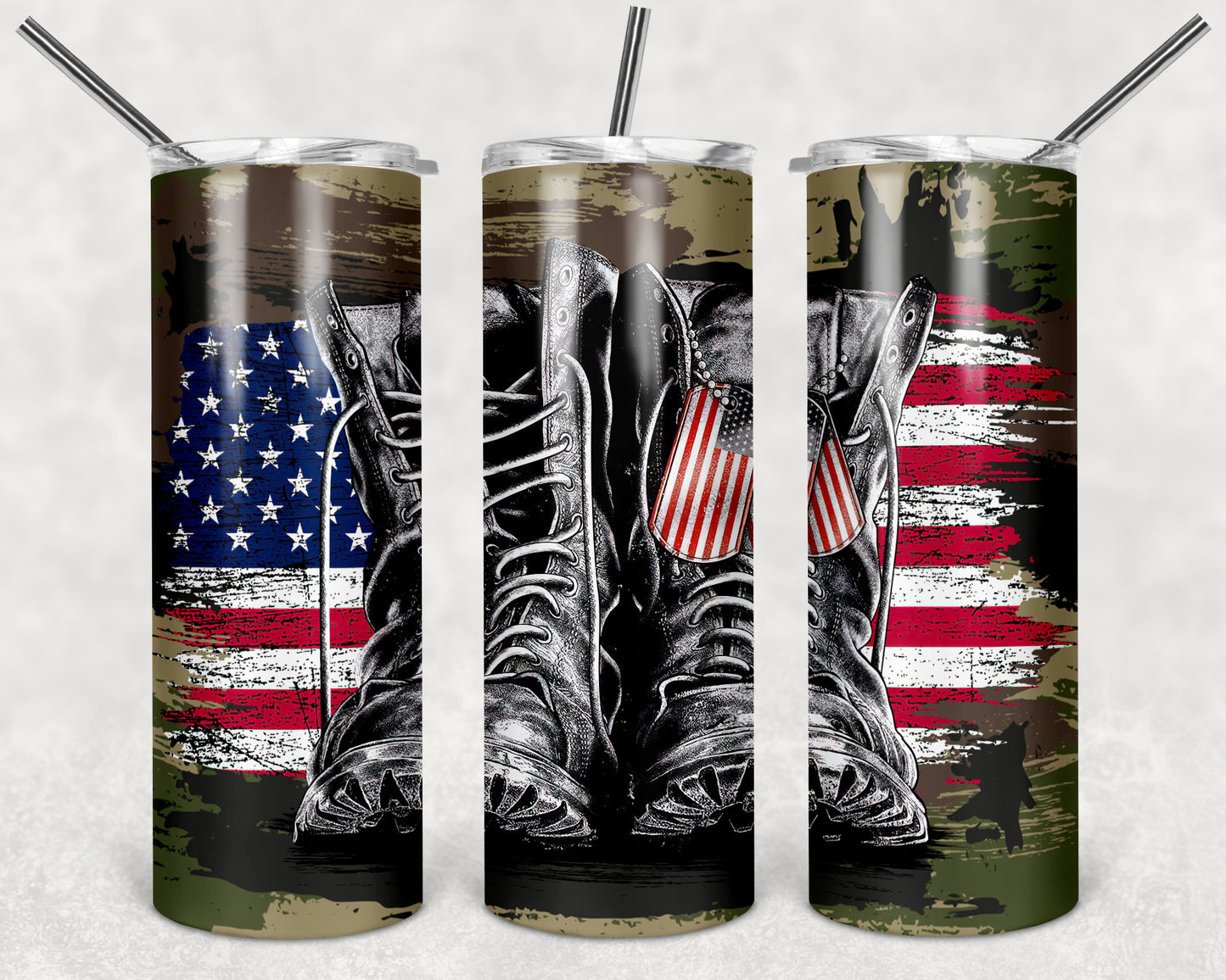 Patriotic Boots | 20oz Skinny Tumbler