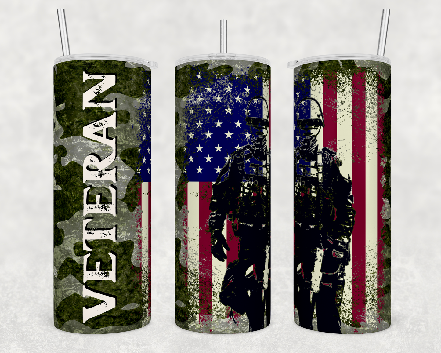 Veteran | 20oz Skinny Tumbler