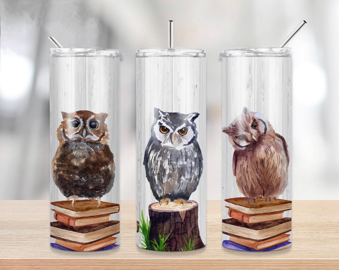 Wise Owls | 20oz Skinny Tumbler