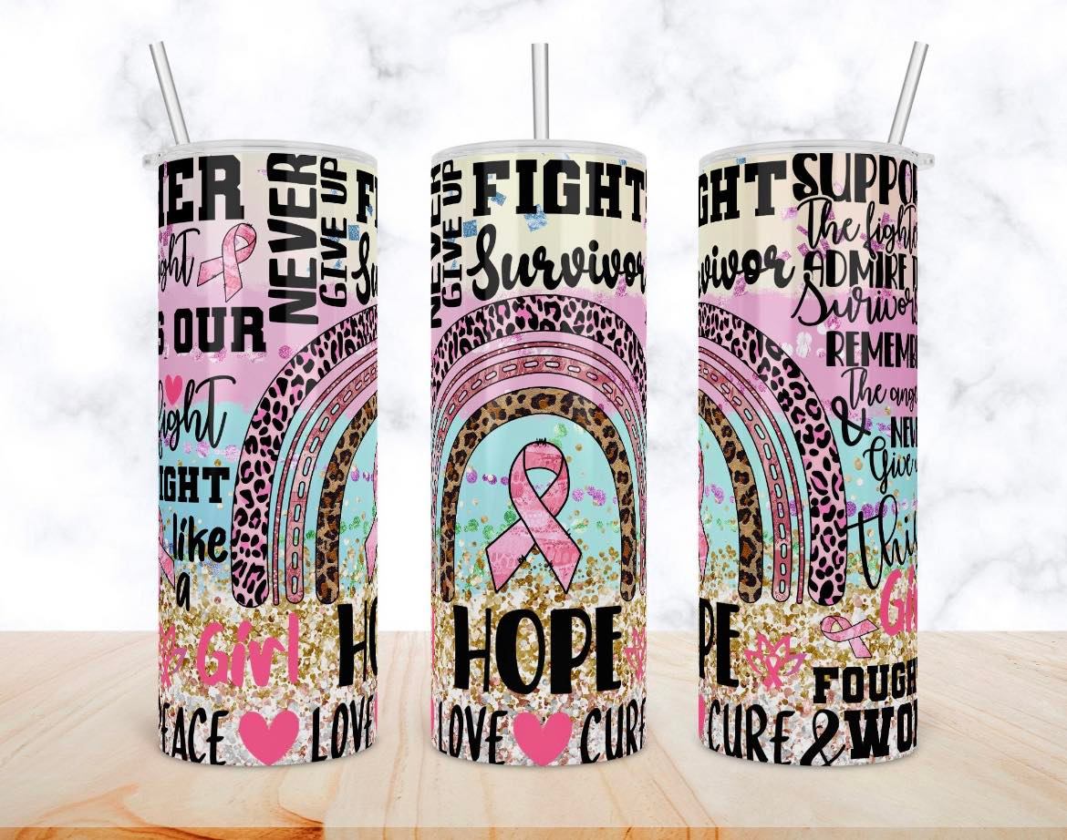 Breast Cancer  | 20oz Skinny Tumbler