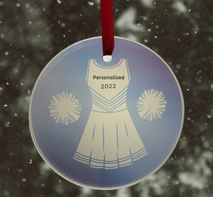 Personalized Cheer Ornament