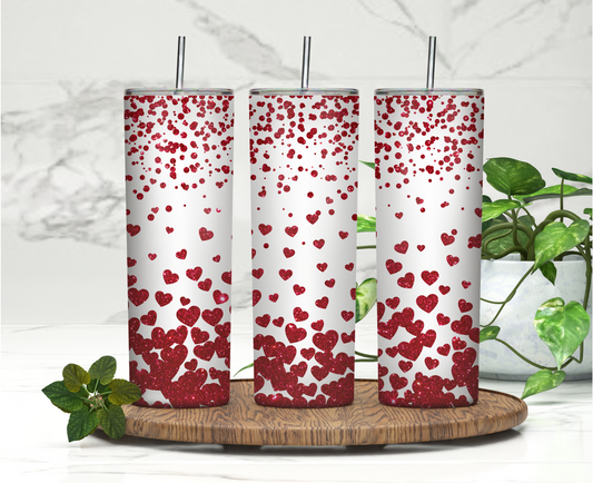 Fun Hearts | 20oz Skinny Tumbler