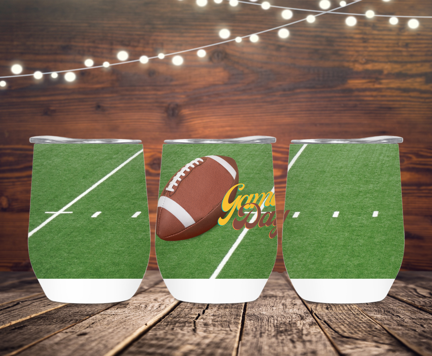 12 oz Game Day Wine Tumbler