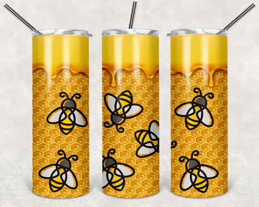 Honey Bees | 20oz Skinny Tumbler