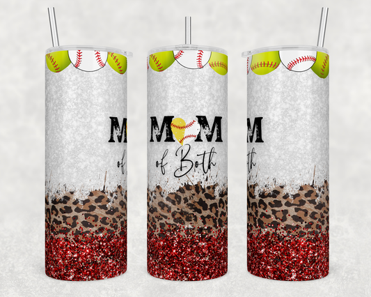 Mom of Both | 20oz Skinny Tumbler