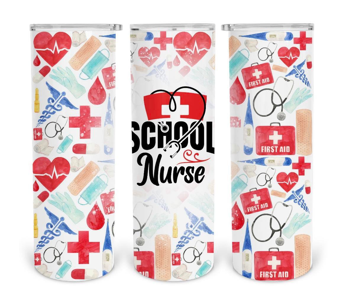 School Nurse | 20oz Skinny Tumbler