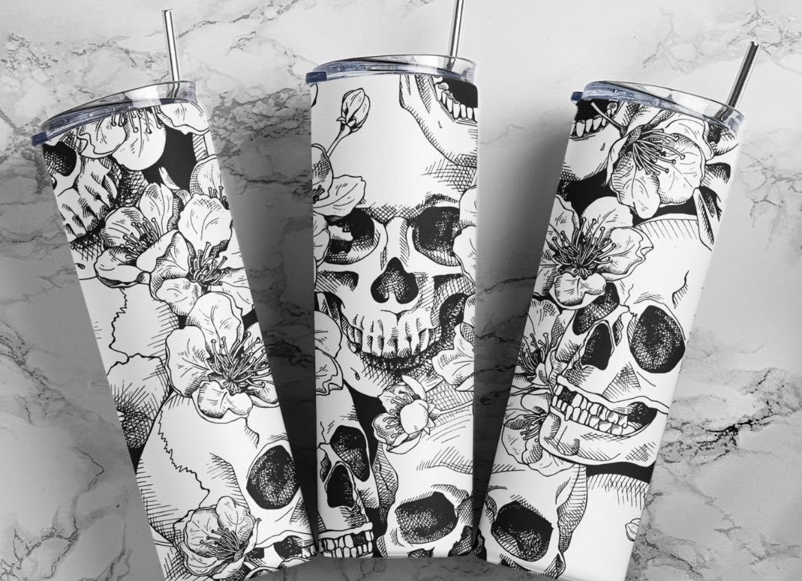 Skull | 20oz Skinny Tumbler