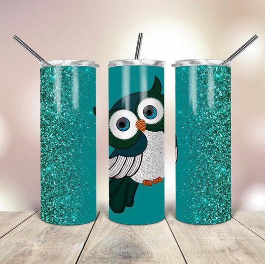 Teal Owl | 20oz Skinny Tumbler