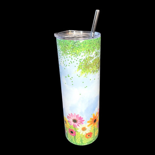 Floral | 20oz Skinny Tumbler