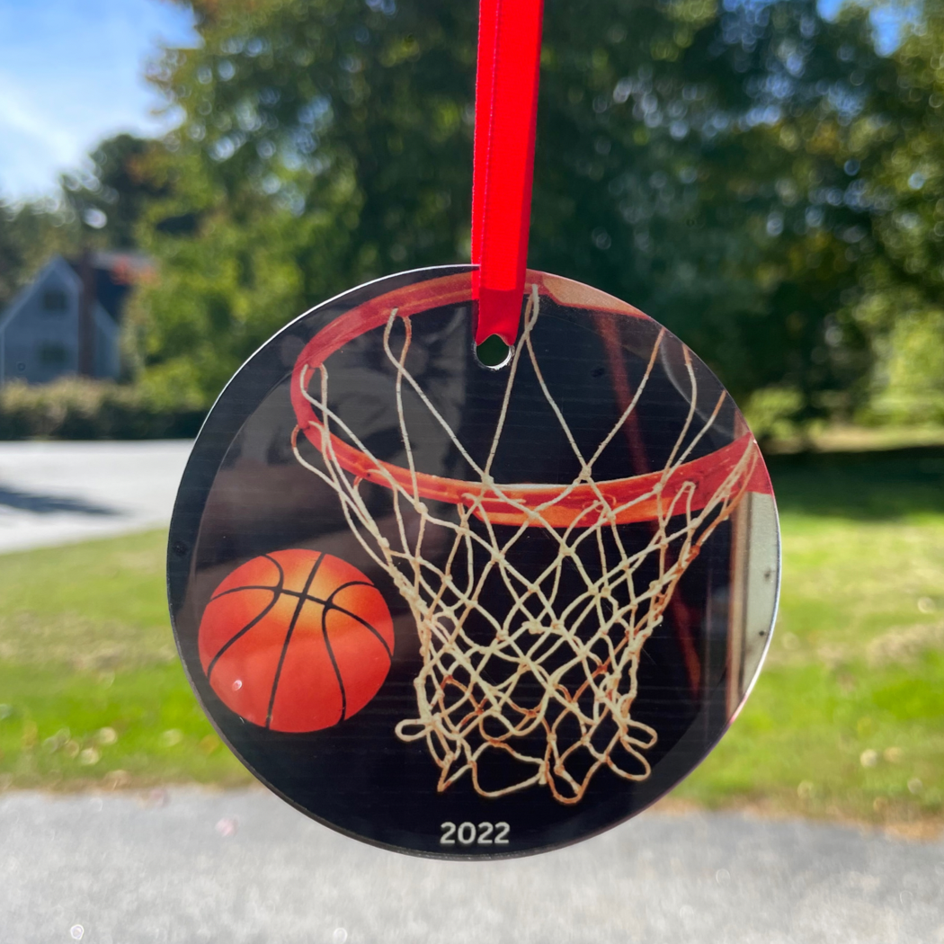 Personalized Basketball Ornament