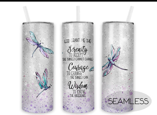 Serenity Prayer | 20oz Skinny Tumbler