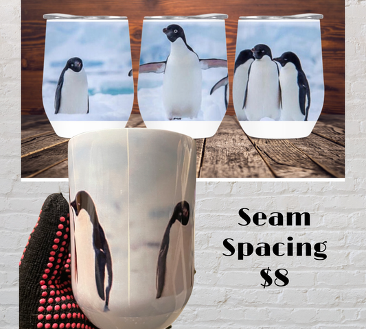 Discounted 12oz Penguin Wine Tumbler