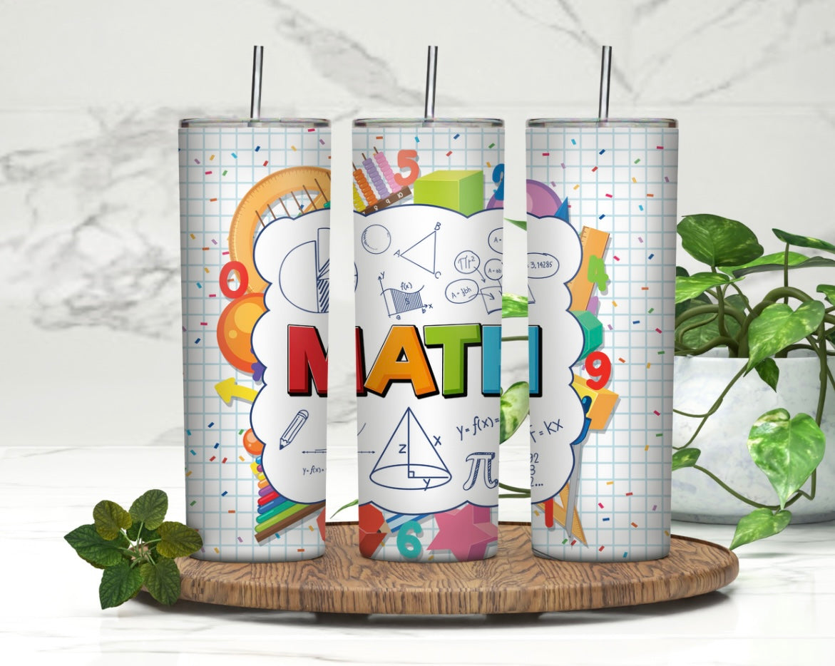 Math | 20oz Skinny Tumbler