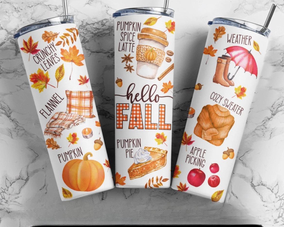 Hello Fall | 20oz Skinny Tumbler