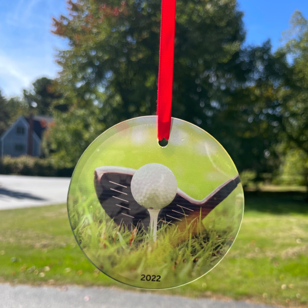 Personalized Golf Ornament